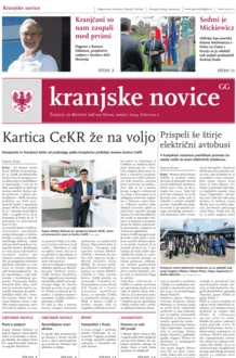 Kranjske novice Marec 2024 naslovnica