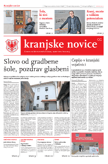 Kranjske novice MAREC 2021 naslovnica