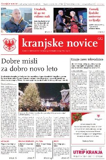 Kranjske novice December 2019 / številka 12 naslovnica