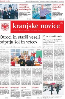 Kranjske novice JANUAR 2021 naslovnica