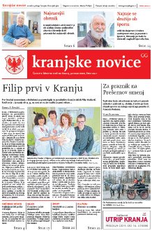 Kranjske novice Januar 2020 / številka 1 naslovnica