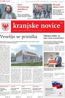 Kranjske novice Junij 2021 naslovnica