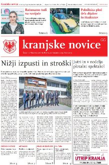 Kranjske novice September 2019 / številka 9 naslovnica