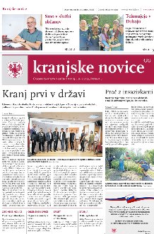 Kranjske novice Junij 2022 naslovnica