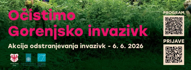 Očistimo Gorenjsko invazivk 2026