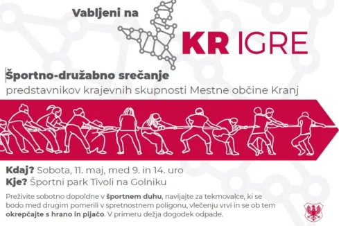 KR IGRE, športno-družabno srečanje predstavnikom krajevnih skupnosti Mestne občine Kranj