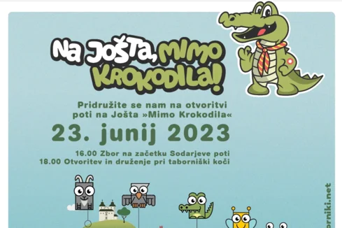 Taborniško odprtje celotne poti na Jošta 