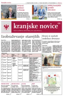 Kranjske novice April 2026 naslovnica