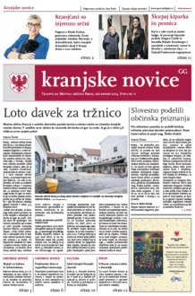 Kranjske novice December 2025 naslovnica