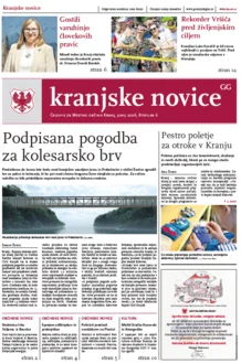 Kranjske novice Junij 2026 naslovnica