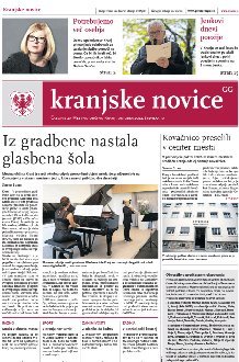 Kranjske novice Oktober 2022 naslovnica