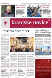 Kranjske novice December 2023 naslovnica