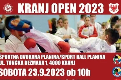 Mednarodni karate turnir KRANJ OPEN