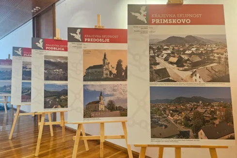 Razstava Kranj – nekoč in danes na ogled v Krajevni skupnosti Primskovo