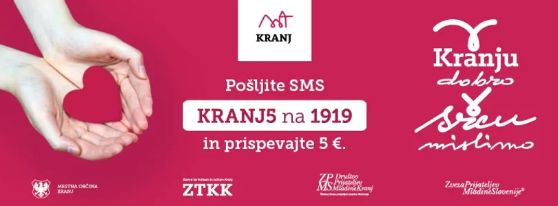 V Kranju dobro v srcu mislimo 2025 banner