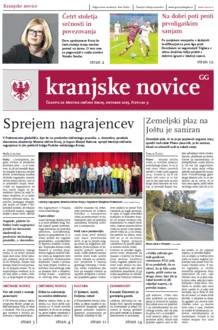 Kranjske novice Oktober 2025 naslovnica