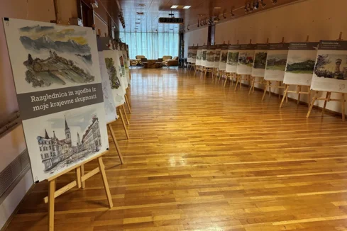Razglednica in zgodba iz moje krajevne skupnosti